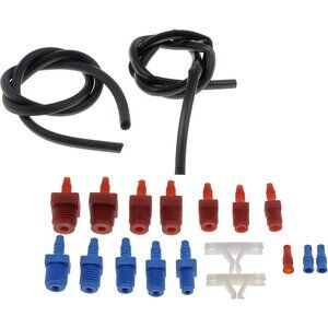 Master Cylinder Bleeder Kit - 22 In. Hose, Clip, And Sae And Metric Fittings Uni